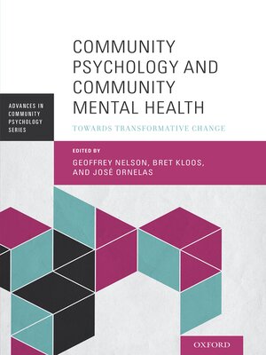cover image of Community Psychology and Community Mental Health